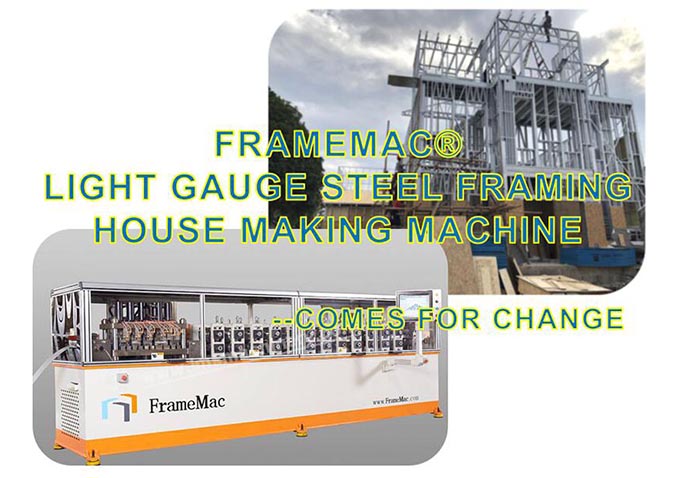 FrameMac Light Steel Frame House Machine